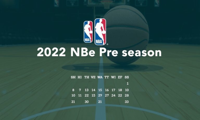 2022年NBA季前賽日程安排