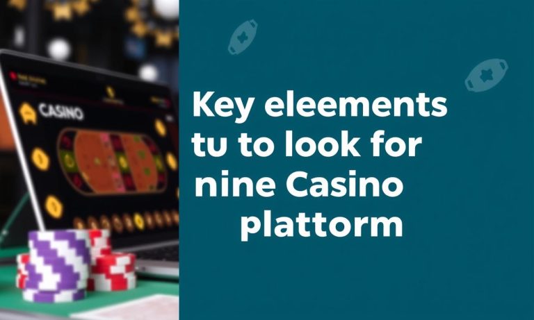 找尋最佳線上賭場平台的關鍵要素