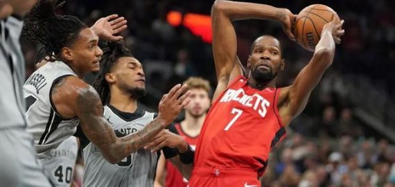 杜蘭特8失誤！火箭5連勝遭馬刺終結 文班亞馬再證核心價值