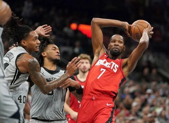 杜蘭特8失誤！火箭5連勝遭馬刺終結 文班亞馬再證核心價值