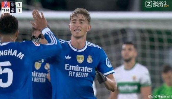 赫伊森斬獲皇馬生涯首球——本季西甲最年輕進球後衛