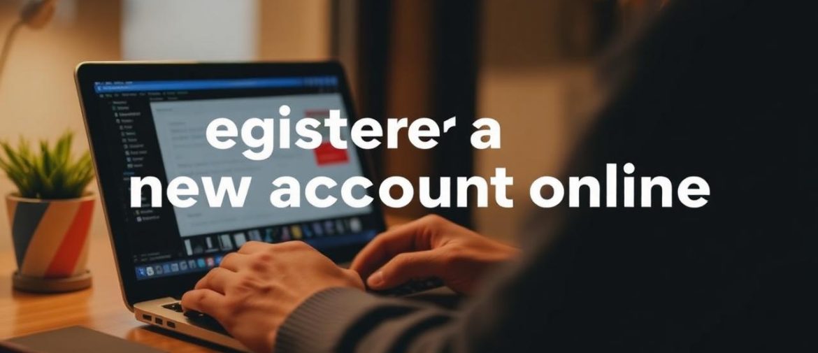 如何在網路上註冊新帳號？