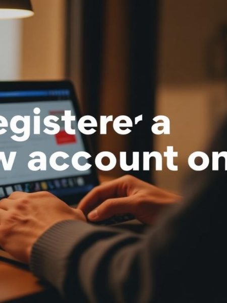 如何在網路上註冊新帳號？