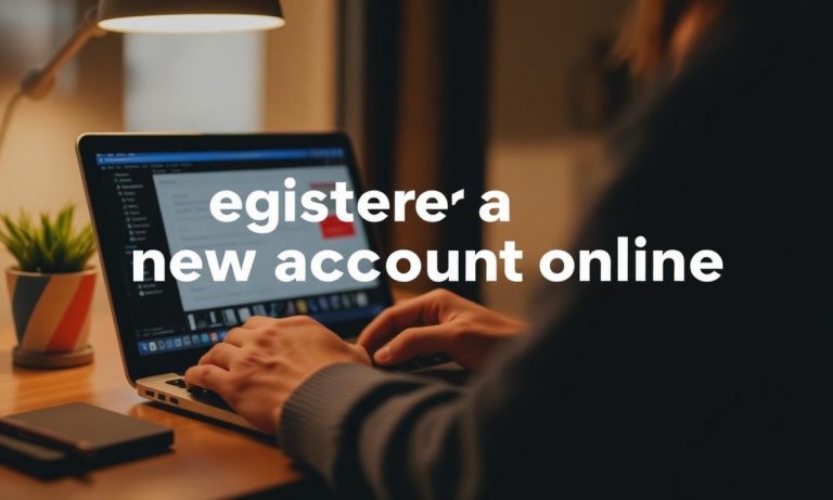 如何在網路上註冊新帳號？