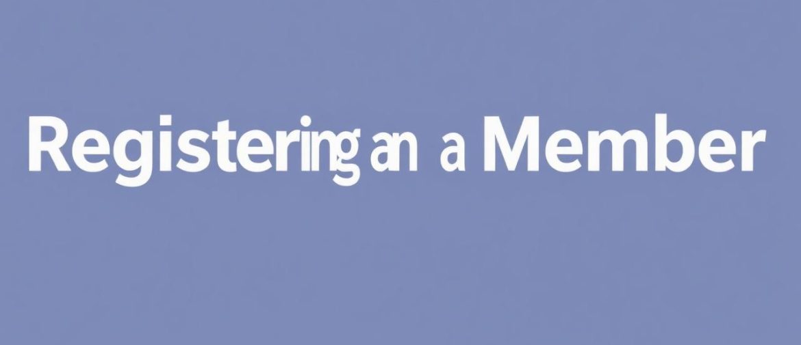 如何在網站上註冊會員？