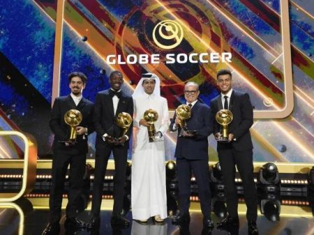 榮耀時刻｜巴黎聖日耳曼閃耀2025環球足球獎，締造史詩級紅藍王朝