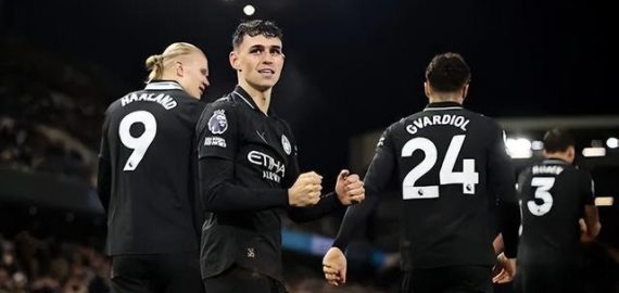 曼城連丟三球驚險5-4富勒姆