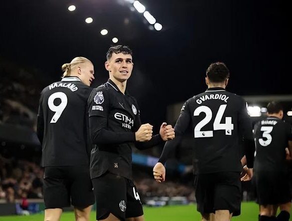 曼城連丟三球驚險5-4富勒姆