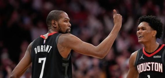 杜蘭特魔咒？火箭三連敗下滑至第七，戰績竟被送走杜蘭特的太陽反超