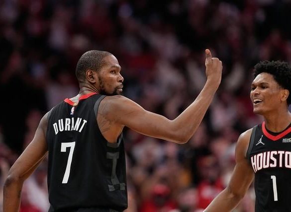 杜蘭特魔咒？火箭三連敗下滑至第七，戰績竟被送走杜蘭特的太陽反超