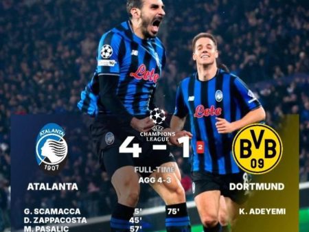 亞特蘭大奇蹟之夜：近七年歐冠首支落後兩球次回合翻盤的球隊