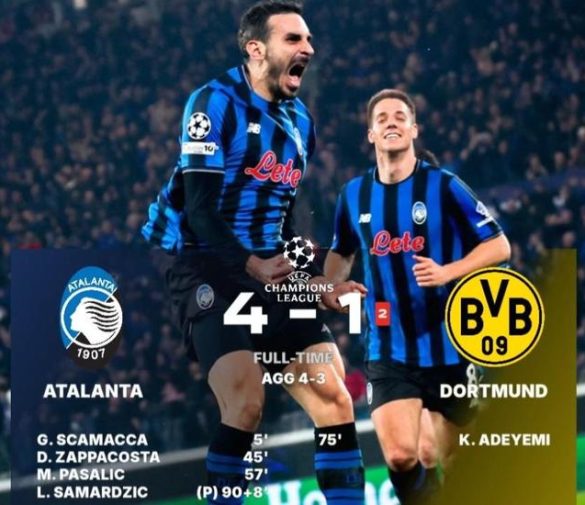 亞特蘭大奇蹟之夜：近七年歐冠首支落後兩球次回合翻盤的球隊