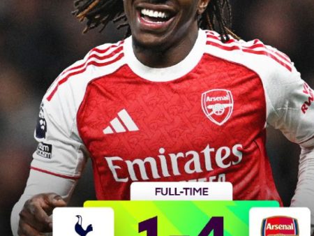 阿森納4-1熱刺完成雙殺：雙核閃耀背後的爭冠隱憂與保級警報