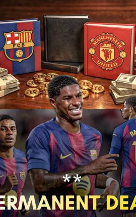 拉什福德永久加盟巴薩：降薪19萬周薪，夏窗買斷已定