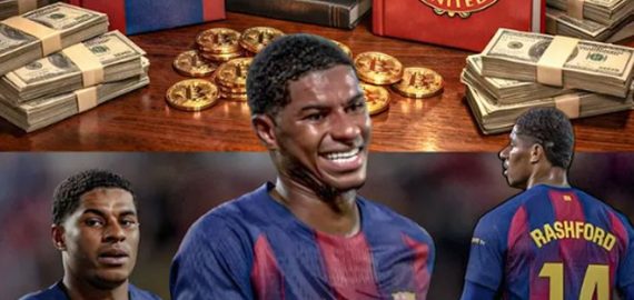 拉什福德永久加盟巴薩：降薪19萬周薪，夏窗買斷已定