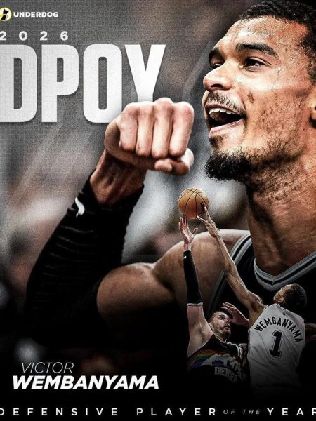 100票全滿！文班亞馬封神DPOY，歷史第一人開啟統治時代