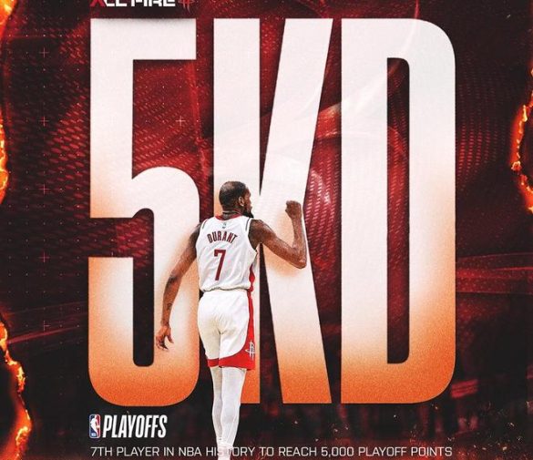 杜蘭特季後賽5000分里程碑：歷史第七人的偉大意義與傳奇價值