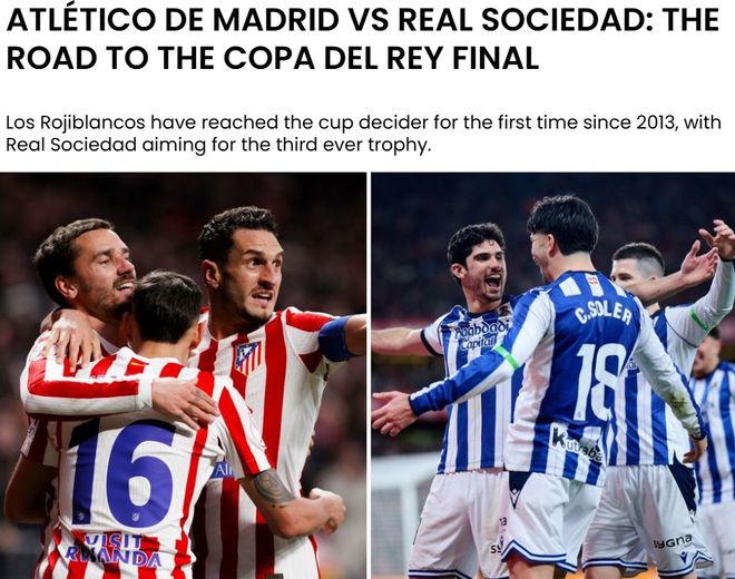 國王盃決戰來襲：馬競時隔13年衝冠，皇家社會再掀復興浪潮